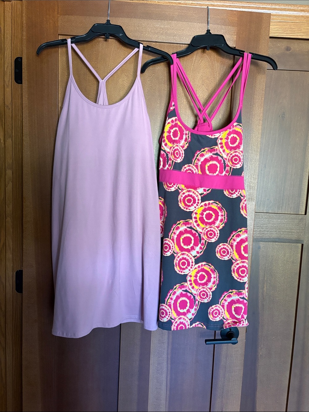 Lot of 2 strappy athletic wear dresses